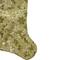 20.5" Sequin Snowflake Stocking with White Faux Fur Cuff, Gold